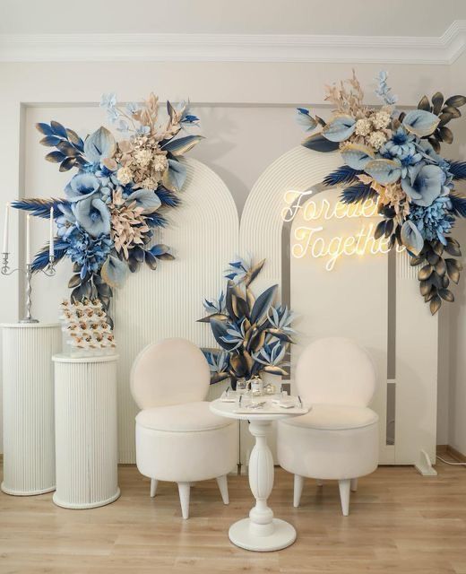 Blue Flowers Love 4